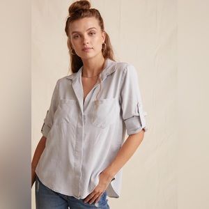 New Bella Dahl Newport Split Back Top Medium